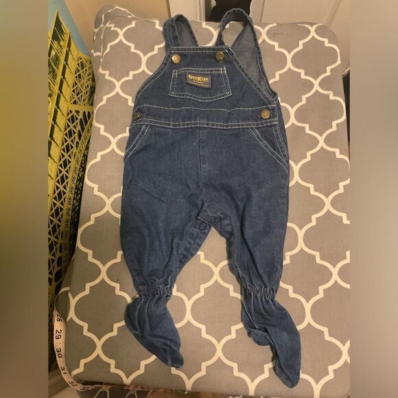 Vintage OshGosh B’Gosh overall w.footsies sz.3/6 mos - Picture 1 of 7